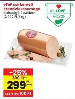 Interspar eFeF csirkemell szendvicscsemege ajánlat