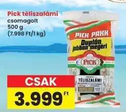 Interspar PICK Téliszalámi ajánlat