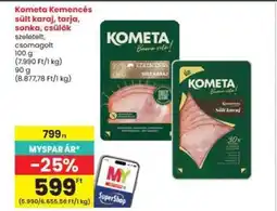 Interspar Kometa Kemencés sült karaj, tarja, sonka, csülök ajánlat