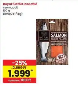 Interspar Royal füstölt lazacfilé ajánlat