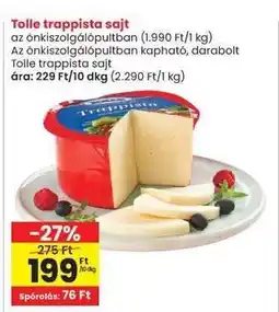 Interspar Tolle Trappista Sajt ajánlat