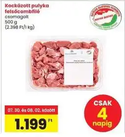 Interspar Kockázott pulyka felsőcombfilé ajánlat