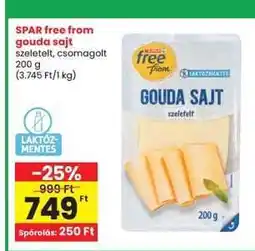 Interspar SPAR free from gouda sajt ajánlat