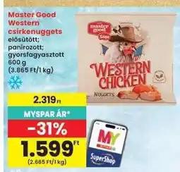 Interspar Master Good Western csirkenuggets ajánlat