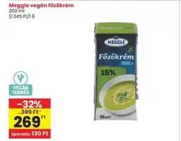 Interspar Meggle vegán főzőkrém ajánlat