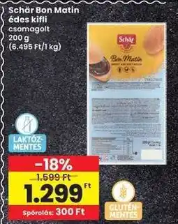 Interspar Schär Bon Matin édes kifli ajánlat