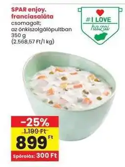 Interspar SPAR enjoy. franciasaláta ajánlat