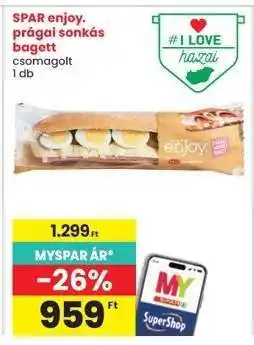 Interspar SPAR enjoy. prágai sonkás bagett ajánlat