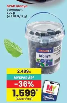 Interspar SPAR áfonya ajánlat
