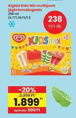 Interspar Algida Kids Mix multipack jégkrémválogatás ajánlat