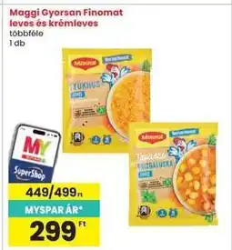 Interspar Maggi „Gyorsan finomat” leves és krémleves ajánlat