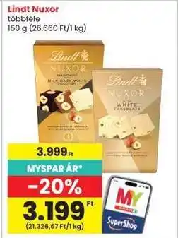 Interspar Lindt Nuxor ajánlat