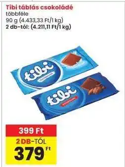Interspar TIBI Táblás csokoládé ajánlat