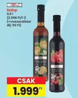 Interspar Szörp ajánlat