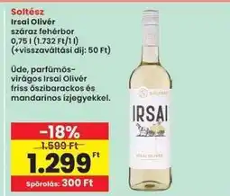 Interspar Soltész Irsai Olivér ajánlat