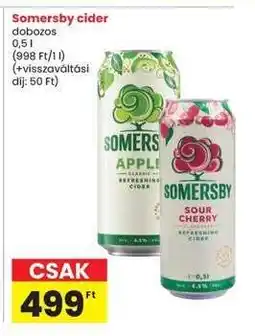 Interspar SOMERSBY Cider ajánlat