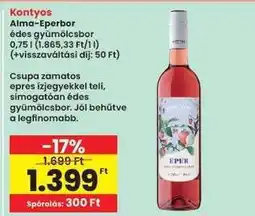 Interspar Kontyos alma-eperbor ajánlat