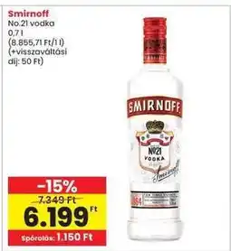 Interspar Smirnoff ajánlat