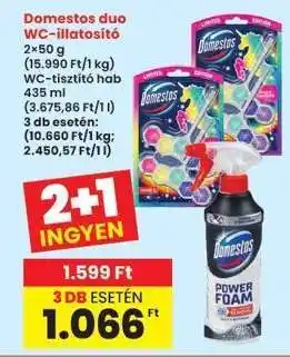 Interspar Domestos duo WC-illatosító ajánlat