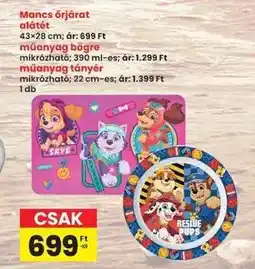 Interspar Mancs őrjárat alátét ajánlat