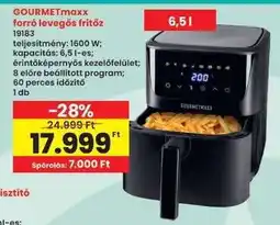 Interspar GOURMETmaxx forró levegős fritőz ajánlat