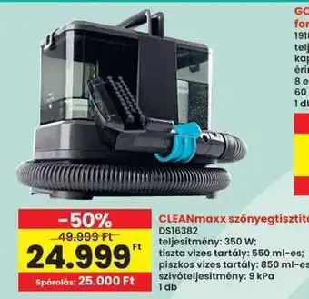 Interspar CLEANmaxx szőnyegtisztító ajánlat