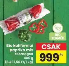 Interspar Bio kaliforniai paprika mix ajánlat