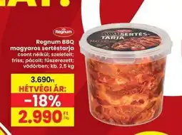 Interspar Regnum BBQ magyaros sertéstarja ajánlat