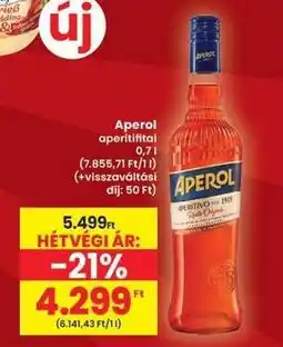 Interspar Aperol ajánlat