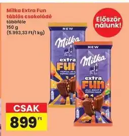 Interspar Milka Extra Fun táblás csokoládé ajánlat