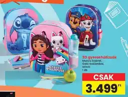 Interspar 3D gyerekhátizsák ajánlat