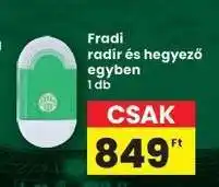 Fradi radír és hegyező egyben