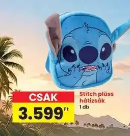 Interspar Stitch plüss hátizsák ajánlat