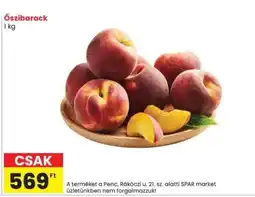 Spar Őszibarack ajánlat