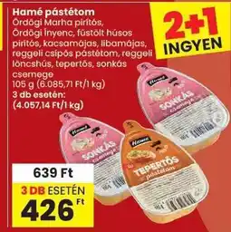 Spar HAMÉ PÁSTÉTOM ajánlat