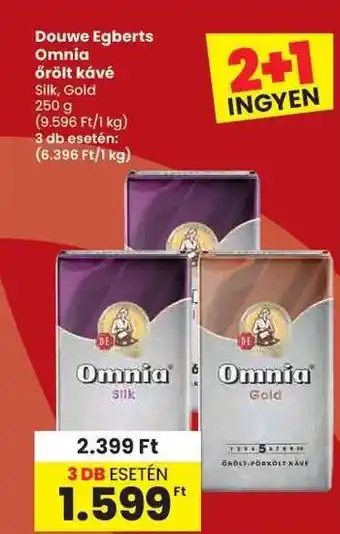 Spar Douwe Egberts Omnia Őrölt Kávé ajánlat