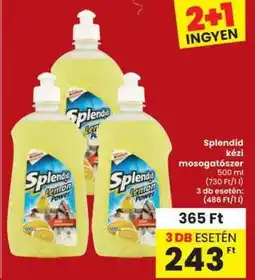 Spar Splendid kézi mosogatószer ajánlat