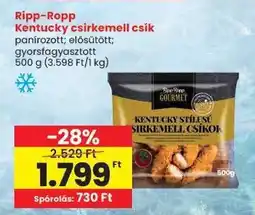 Spar Ripp-Ropp Kentucky csirkemell csík ajánlat