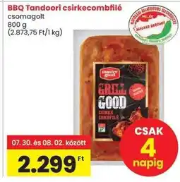 Spar BBQ Tandoori csirkecombfilé ajánlat