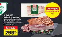 Spar S-BUDGET császárszalonna ajánlat