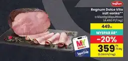 Spar Regnum Dolce Vita sült sonka ajánlat