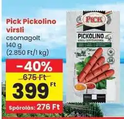 Spar PICK Pickolino virsli ajánlat