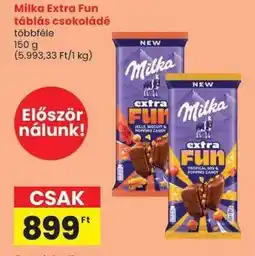 Spar Milka Extra Fun táblás csokoládé ajánlat