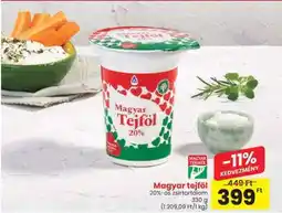 Spar Magyar tejföl ajánlat