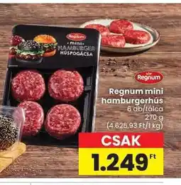 Spar Regnum mini hamburgerhús ajánlat
