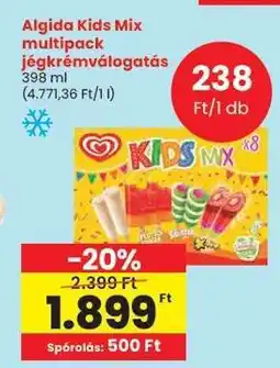 Spar Algida Kids Mix multipack jégkrémválogatás ajánlat