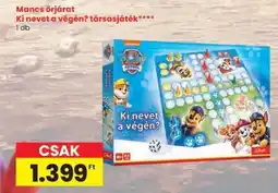 Spar Mancs őrjárat Ki nevet a végén? társasjáték ajánlat