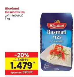 Spar Riceland basmati rizs ajánlat