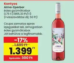 Spar Kontyos alma-eperbor ajánlat