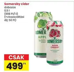 Spar SOMERSBY Cider ajánlat